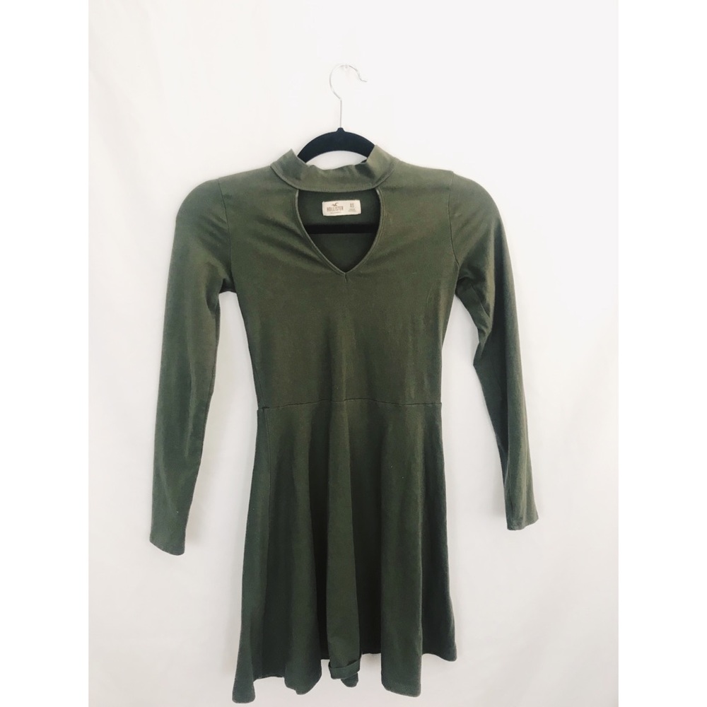 Hollister Long Sleeve Cutout Dress